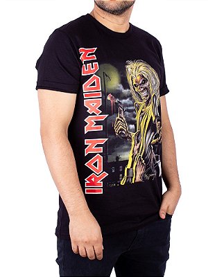 Camiseta Iron Maiden Killers Preta Oficial