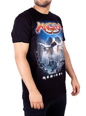 Camiseta Angra Rebirth Preta Oficial