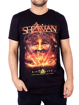 Camiseta Shaman Ritualive 18th Preta Oficial