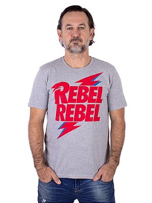Camiseta David Bowie Rebel Rebel Mescla Oficial