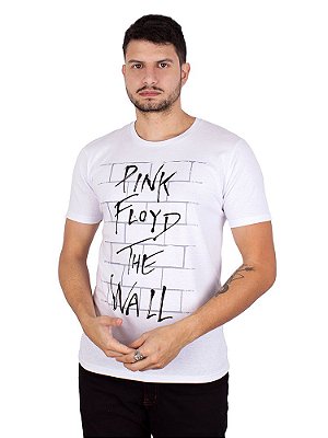 Camiseta Pink Floyd The Wall Branca Oficial