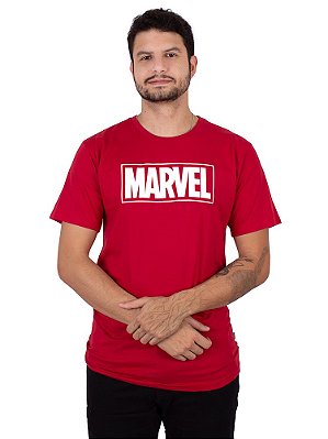 Camiseta Marvel Vermelha Oficial