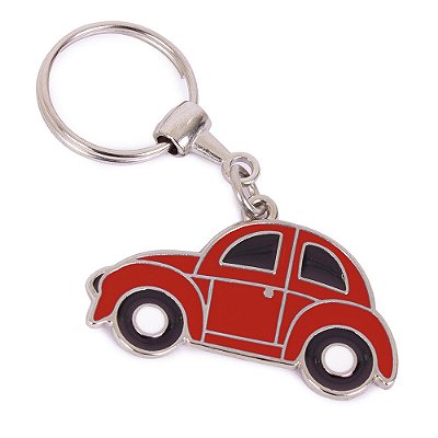 Chaveiro Metal Fusca Vermelho