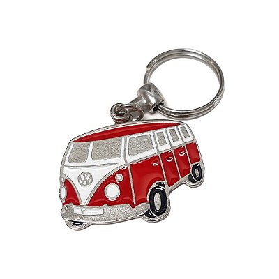 Chaveiro Metal Kombi Vermelha