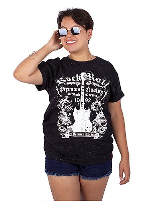 Camiseta Guitarra SG Preto Botonê.