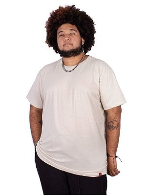 Camiseta Plus Size Básica Cru.