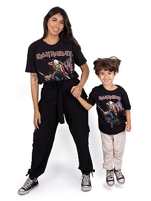 Tal Mãe Tal Filho Iron Maiden The Trooper Preta Oficial