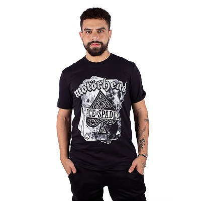 Camiseta Motorhead Ace Of Spades Preta - Oficial