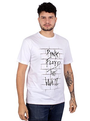 Camiseta Pink Floyd The Wall Branca Oficial