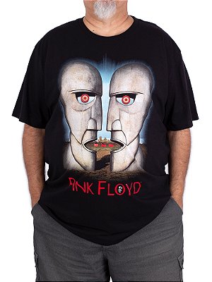 Camiseta Plus Size Pink Floyd The Division Bell Preta - Oficial