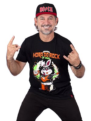 Camiseta Festival Hora Do Rock 3° Edição Preta Oficial.