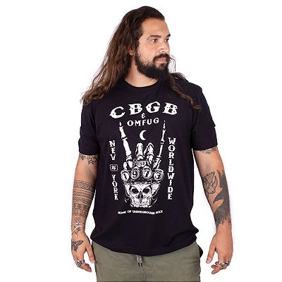 Camiseta Plus Size CBGB Deadfly Preta - Oficial