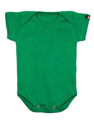 Body Bebê Básico Verde Bandeira