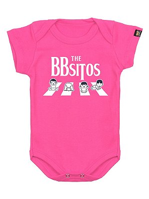 Body Bebê Beatles Bebesitos Rosa