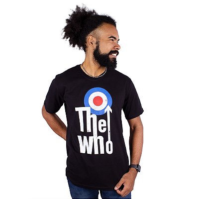 Camiseta The Who Logo - Preta Oficial