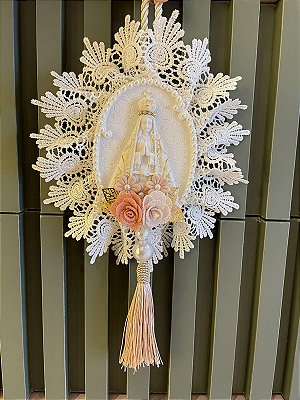 Mandala Nossa Senhora Aparecida com Flores