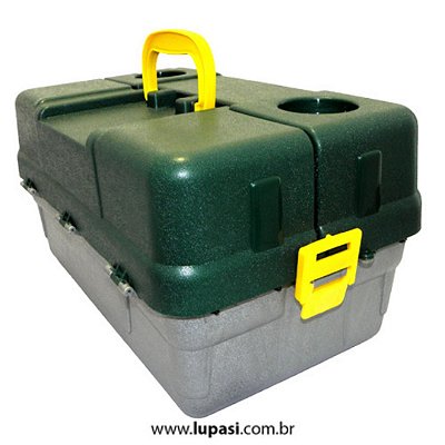 Caixa de pesca HI com 6 bandejas articuladas - M