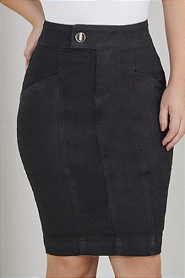 Saia Tradicional Jeans Black 55 Cm Titanium - 26313