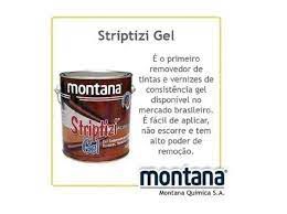 Removedor de Texturas Tintas Vernizes Striptizi Gel 4 kg Montana