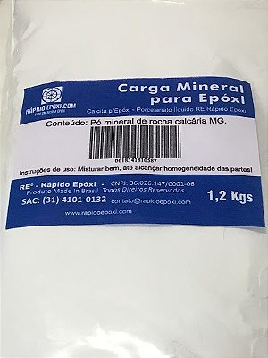 Calcita Carga Mineral P/ Resina Poliester Epoxi - RE Rápido epóxi