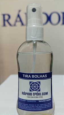 Tira Bolhas Spray 100ml Rápido Epóxi