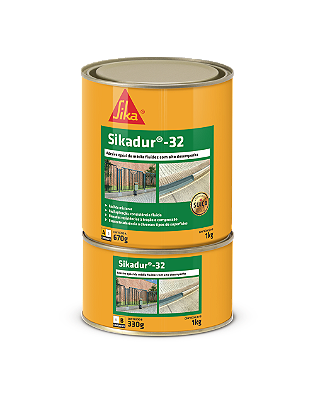 Adesivo Estrutural Sikadur 32 Cola Ferro Concreto Metal 1kg