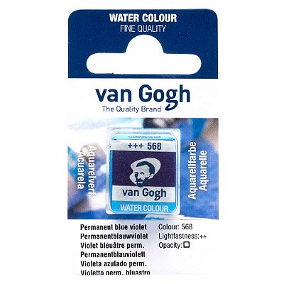 Aquarela Van Gogh Pastilha Permanent Blue Violet 568