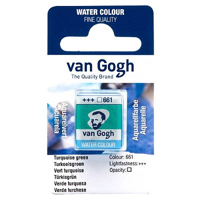 Aquarela Van Gogh Pastilha Turquoise Green 661