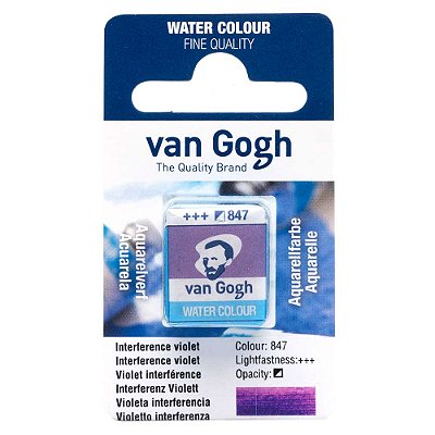 Aquarela Van Gogh Pastilha Interference Violet 847