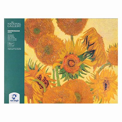 Papel Aquarela 30x40cm Van Gogh NG 300g 12 Folhas