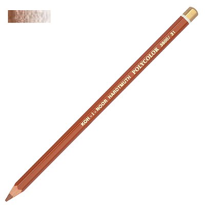 Lápis de Cor Avulso Polycolor Koh-I-Noor Light Brown 31