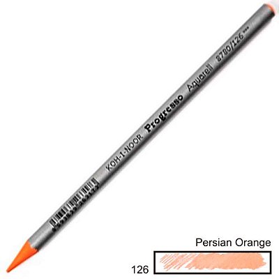 Lápis de Cor Aquarelável Integral Progresso Persian Orange 126