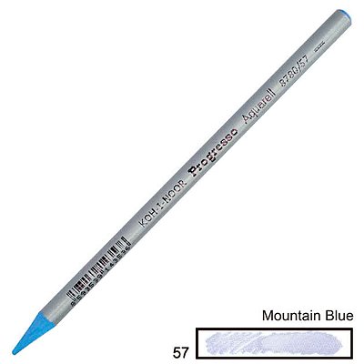 Lápis de Cor Aquarelável Integral Progresso Mountain Blue 57