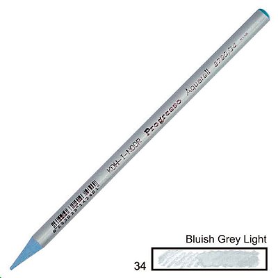 Lápis de Cor Aquarelável Integral Progresso Bluish Grey Light 34