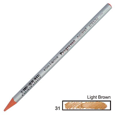 Lápis de Cor Aquarelável Integral Progresso Light Brown 31
