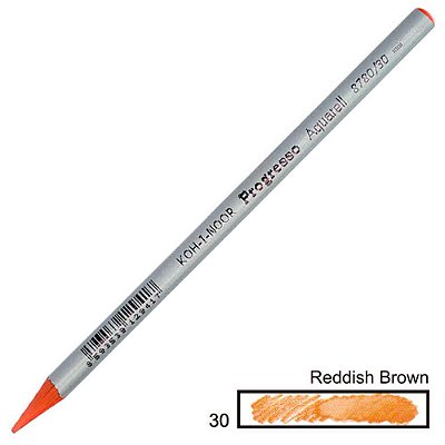 Lápis de Cor Aquarelável Integral Progresso Reddish Brown 30