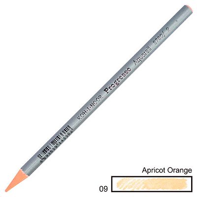 Lápis de Cor Aquarelável Integral Progresso Apricot Orange 09