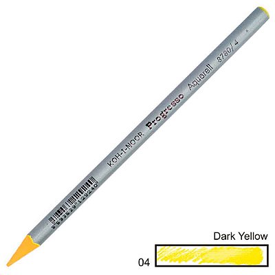 Lápis de Cor Aquarelável Integral Progresso Dark Yellow 04