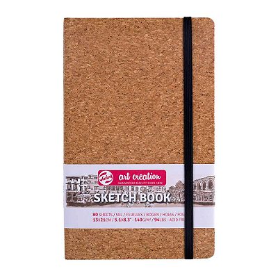 Caderno Sketchbook 13x21cm 140g 80 folhas Royal Talens Cork