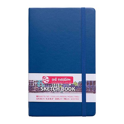 Caderno Sketchbook 13x21cm 140g 80 folhas Royal Talens Navy Blue