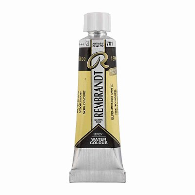 Aquarela Rembrandt 10ml Ivory Black 701