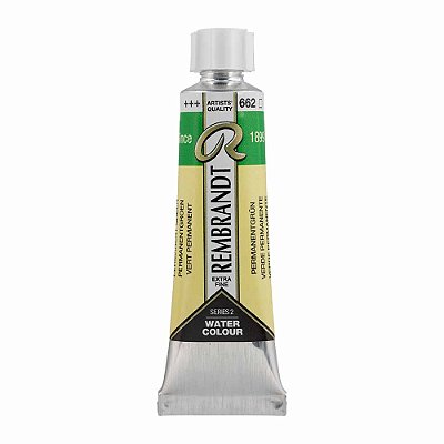 Aquarela Rembrandt 10ml Permanent Green 662