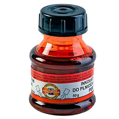 Tinta para Caneta Tinteiro Koh-I-Noor Vermelha 50g