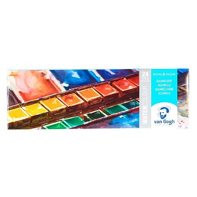 Aquarela Van Gogh Pastilha 24 Cores 20838624