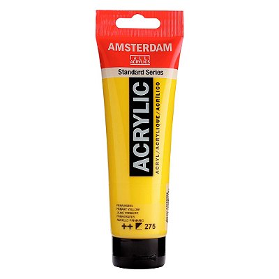 Tinta Acrílica Amsterdam 120ml 275 Amarelo Primário