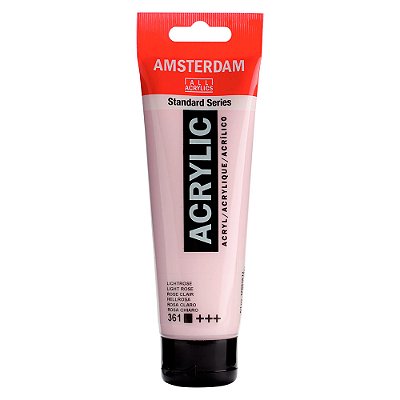 Tinta Acrílica Amsterdam 120ml 361 Rosa Claro