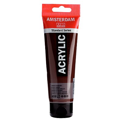 Tinta Acrílica Amsterdam 120ml 409 Sombra Queimada