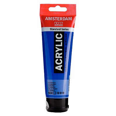 Tinta Acrílica Amsterdam 120ml 504 Ultramar