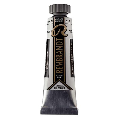 Tinta a Óleo Rembrandt 15ml 117 Zinc White (Linseed Oil)