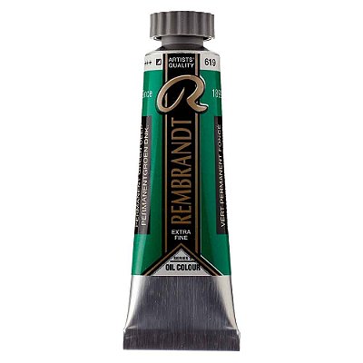 Tinta a Óleo Rembrandt 15ml 619 Permanent Green Deep